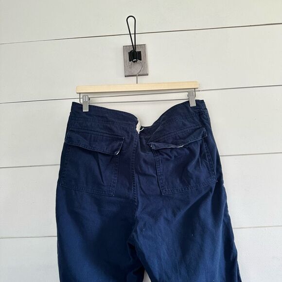 Abercrombie & Fitch Men’s Small Navy Y2K 2000s Moose Cargo Pants - Picture 4 of 6
